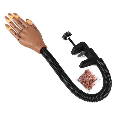 Planet Gates Orange Prosthetic Fake Hands Model For Nail Art Making Exercises Painting Tool Training Manicure For Beginner Practice Equipment