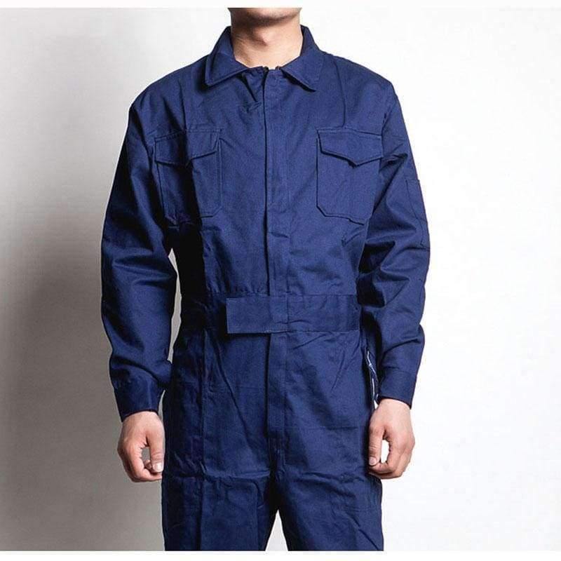 Planet Gates Men Work Overalls Long Sleeve Working Coveralls Comfortable Cotton Labor Uniforms Workwear Repairman Auto Repair Plus Size M-4XL