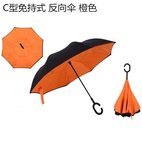 Planet Gates orange Reverse Folding Double Layer Inverted Umbrella Self Stand rain/sun women/men high quality 2017 Child dropshipping