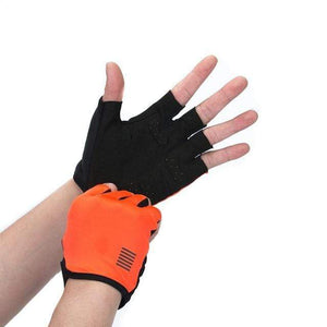 Planet Gates Orange / S Cycling Gloves MTB Road Gloves Mountain Bike Half Finger Gloves Men Summer   Bicycle MTB Bike Gloves Guantes Ciclismo