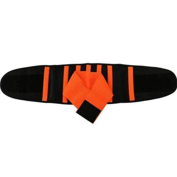Planet Gates Orange / S Men And Women Adjustable Elstiac Waist Support Belt Lumbar Back Support Exercise Belts Brace Slimming Belt Waist Trainer HB36-1