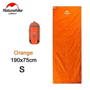 Planet Gates Orange S Mini Ultralight Sleeping Bag Outdoor Camping Trip Travel Bag Hiking Camping Equipment Portable Cotton sleeping bag