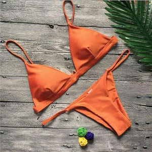 Planet Gates Orange / S Swimwear Women Sexy Micro Bikinis Swimsuit Brazilian Biquini Female Beach Wear Bathing Suits Swimming Suit Bikini Set