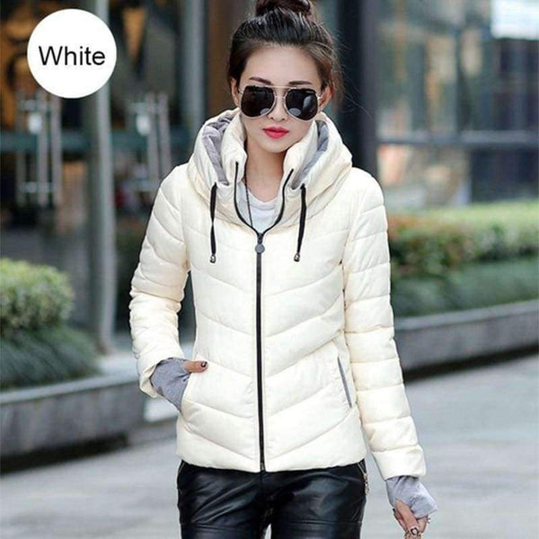 Winter Jacket Women Parka Thick Winter Outerwear Plus Size S-3Xl Full Sleeve Thick Cotton Casual Jacket Slim Coat