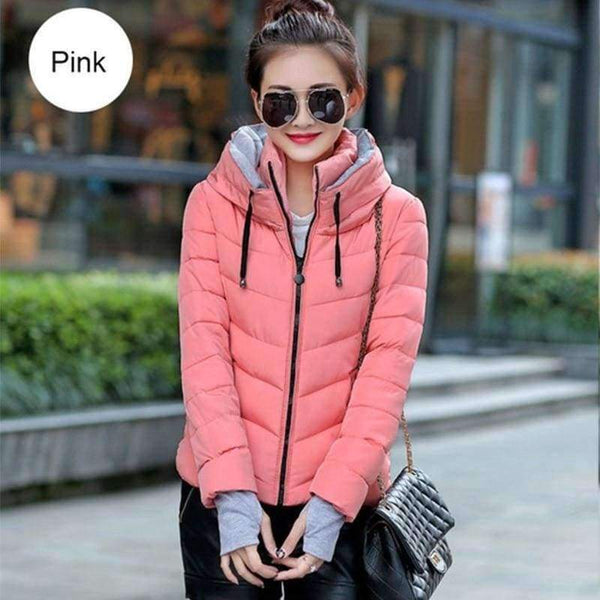 Planet Gates Orange / S Winter Jacket Women Parka Thick Winter Outerwear Plus Size S-3XL Full sleeve Thick Cotton Casual Jacket Slim Coat