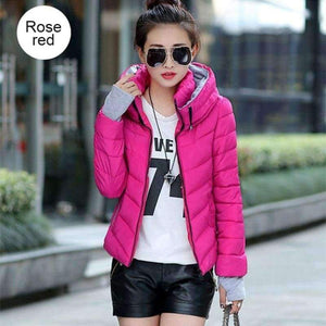 Planet Gates Orange / S Winter Jacket Women Parka Thick Winter Outerwear Plus Size S-3XL Full sleeve Thick Cotton Casual Jacket Slim Coat