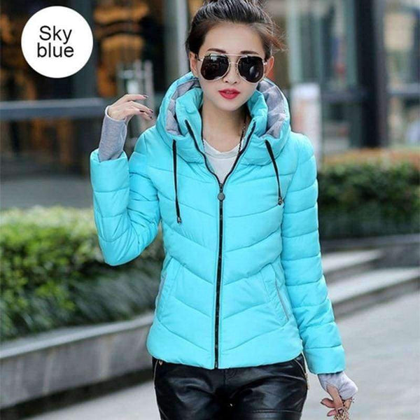 Planet Gates Orange / S Winter Jacket Women Parka Thick Winter Outerwear Plus Size S-3XL Full sleeve Thick Cotton Casual Jacket Slim Coat