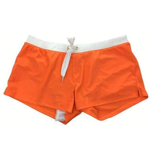 Planet Gates Orange shorts / S Summer Swimwear Men Swimsuit Maillot De Bain Boy Swim Suits Boxer Shorts Swim Trunks Swimming Surf Banadores mayo sungas