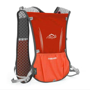 Planet Gates Orange Trail Running Backpack Men Women Ultralight Racing Marathon Hiking Bag Fitness Mobile Phone Holder Sport Accessories