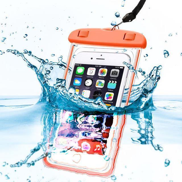 Planet Gates Orange Universal Waterproof Case For iPhone 5S 6 6S 7 Plus Samsung Xiaomi Redmi 3s Note 3 4 Pro MI5 Cover WaterProof Pouch Max 6" Phone