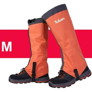 Planet Gates orangeM Waterproof Skiing Boots Gaiters Cycling Shoe Cover Camping Hiking Ski Boot Snow Hunting Trekking Climbing Gaiters