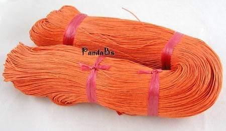 Planet Gates OrangeRed 1mm 400m/bundle Cotton Wax Beading Cord Thread for Necklace  Bracelet Jewelry Making Findings Accessories Hot Discount