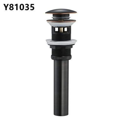 Planet Gates ORB Bathroom Basin Sink Pop Up Drain Brass with Overflow Vanity bath Sink Waste Drainer 8 Colors Bathroom accessories Y81034