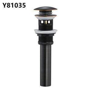 Planet Gates ORB Bathroom Basin Sink Pop Up Drain Brass with Overflow Vanity Sink Waste Drainer 8 Colors Bathroom accessories Y81033