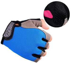 Planet Gates Ordinary Blue / XL Cycling Gloves Non-Slip Quick Drying Men Women Half Finger Bike Gloves  Breathable Summer Mountain Bike Sports Gloves L XL Code