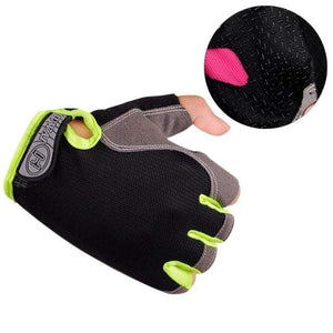 Planet Gates Ordinary Green / L Cycling Gloves Non-Slip Quick Drying Men Women Half Finger Bike Gloves  Breathable Summer Mountain Bike Sports Gloves L XL Code