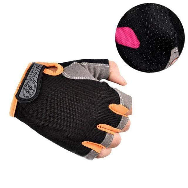 Planet Gates Ordinary Orange / M Cycling Gloves Non-Slip Quick Drying Men Women Half Finger Bike Gloves  Breathable Summer Mountain Bike Sports Gloves L XL Code