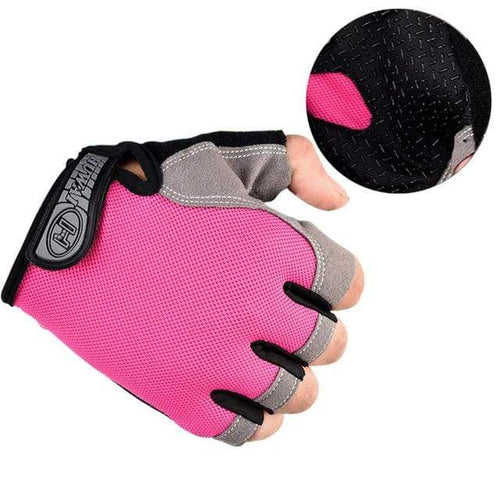 Planet Gates Ordinary Pink / M Cycling Gloves Non-Slip Quick Drying Men Women Half Finger Bike Gloves  Breathable Summer Mountain Bike Sports Gloves L XL Code