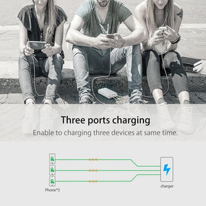 Planet Gates ORICO 20000mAh 3 USB Power Bank 5V/2A*2+5V1A*1 External Battery Mobile Backup Bank Charger with Flashlight Universal White