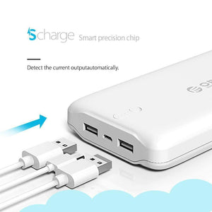 Planet Gates ORICO 20000mAh Power Bank Portable Charger Dual USB Powerbank External Battery Pack