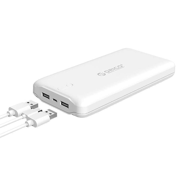 Planet Gates ORICO 20000mAh Power Bank Portable Charger Dual USB Powerbank External Battery Pack