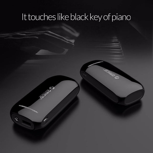 Planet Gates ORICO 4000mAh Power Bank 5V1A Charging for Smart Phones with 30cm Micro USB Cable Portable to Carry Black ABS