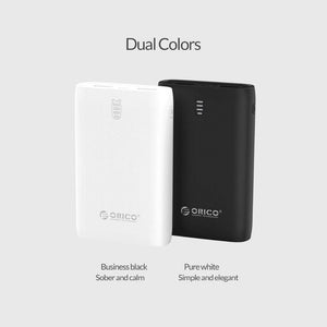 Planet Gates ORICO 6000mAh Power Bank Dual USB with LED Indicator For iPhone Mobile Phone External Battery Pack Mini Portable Power Bank