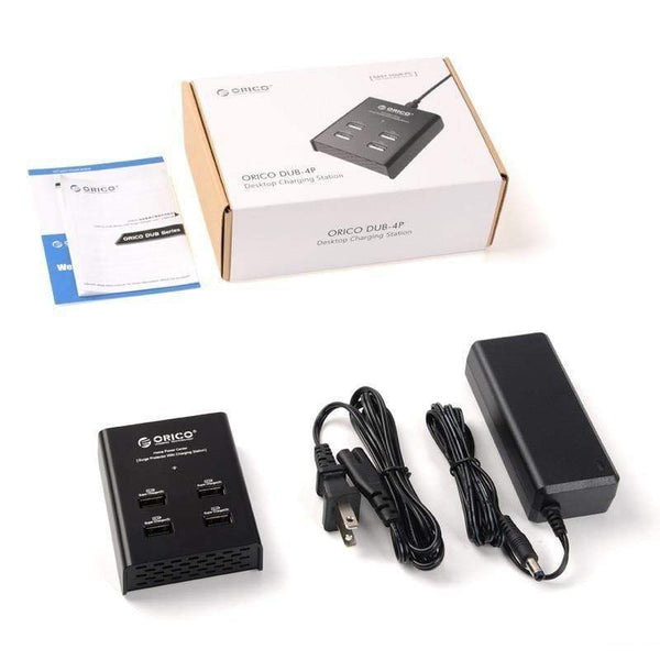 Planet Gates ORICO Charger Mobile Phone Charger USB Tablet Charger for iPhone X 8 7 Samsung S8 Xiaomi Tablet Power Bank iPad Black