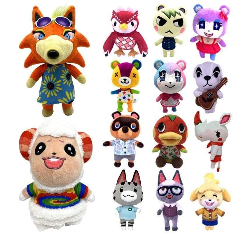 Original Animal Crossing Plush Cartoon Raymond KK Cartoon Figure Doll Soft Stuffed Give Away Amiibo Card Children Gift Toys