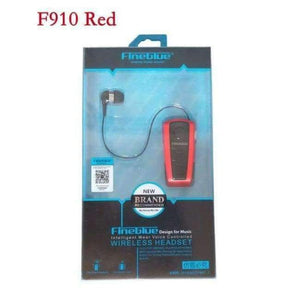 Planet Gates Original box Red F910 Mini portable Wireless Bluetooth Earphone Headset In-Ear Vibrating Alert Wear Clip Hands Free Earphone For Phone