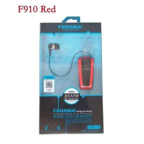 Planet Gates Original box Red F910 Mini portable Wireless Bluetooth Earphone Headset In-Ear Vibrating Alert Wear Clip Hands Free Earphone For Phone
