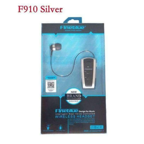 Planet Gates Original box Silver F910 Mini portable Wireless Bluetooth Earphone Headset In-Ear Vibrating Alert Wear Clip Hands Free Earphone For Phone
