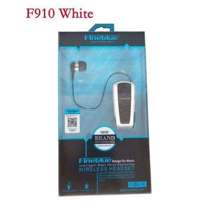 Planet Gates Original box White F910 Mini portable Wireless Bluetooth Earphone Headset In-Ear Vibrating Alert Wear Clip Hands Free Earphone For Phone