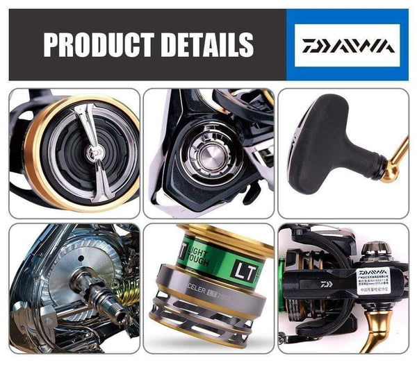 Planet Gates Original EXCELER  LT 2 SPEED 1000 2000 2500 3000 4000 5000 6000 Spinning Fishing Reel High Gear Ratio 5.2:1 5BB LT Body