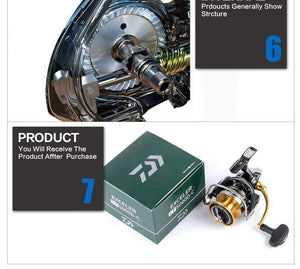 Planet Gates Original EXCELER  LT 2 SPEED 1000 2000 2500 3000 4000 5000 6000 Spinning Fishing Reel High Gear Ratio 5.2:1 5BB LT Body