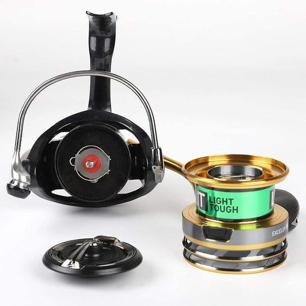 Planet Gates Original EXCELER  LT 2 SPEED 1000 2000 2500 3000 4000 5000 6000 Spinning Fishing Reel High Gear Ratio 5.2:1 5BB LT Body