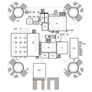 Planet Gates Original F4 Pro V4 Flight Controller with OSD New Arrival Flight-model+OSD+PDB ICM20608/MPU6000 IMU for FPV Racing Drone
