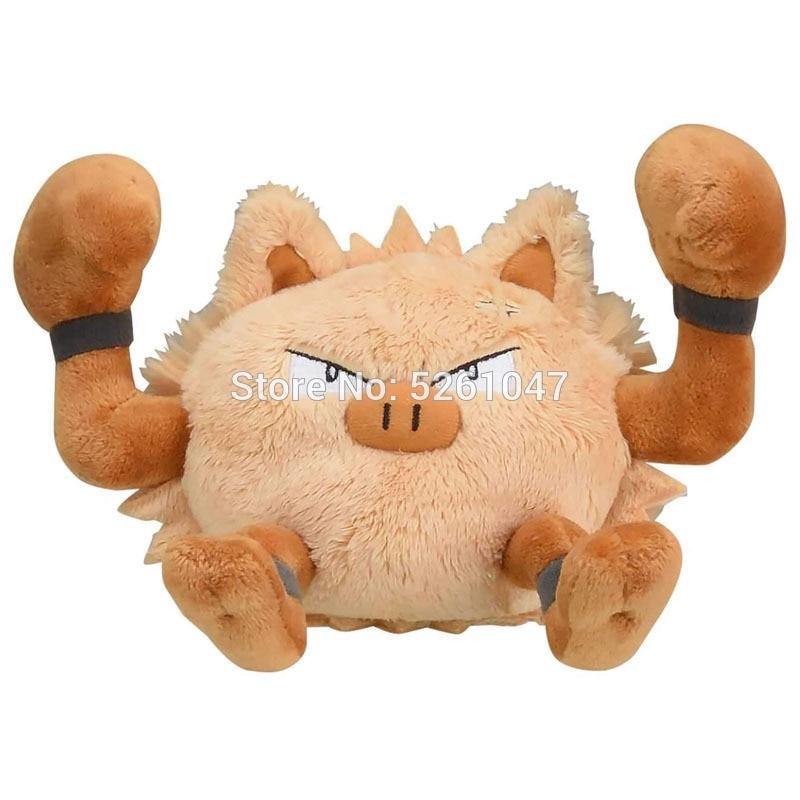 Original Pocket Monster Primeape Plush Doll Stuffed Animals Toy Cute Figure 14cm Small Kid Gift (14cm High)