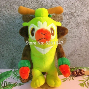 Original Pocket Monster Thwackey Plush Doll Sword Shield Stuffed Toy Cute Poke Figure 20cm Kid Gift (20cm High)