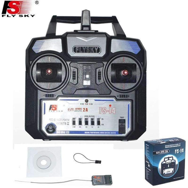 Planet Gates Original RC Helicopter Airplane Remote control Flysky FS-i4 2.4G 4CH Radio RC Transmitter & Receiver