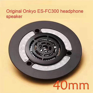 Planet Gates Original Replacement Repair Part 32ohm 40mm Speaker for Onkyo ES-FC300 Headphones DIY 40mm Titanium Drivers with Front Shell