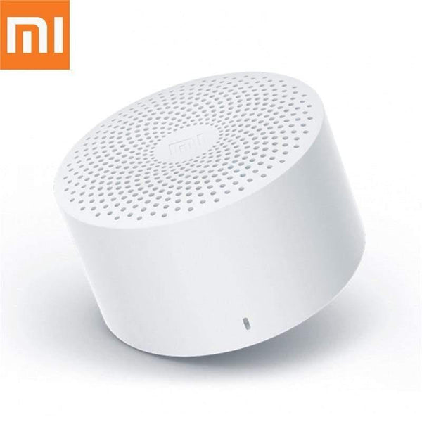 Planet Gates Original Xiaomi Mijia Bluetooth Speaker AI Control Wireless Portable Mini Bluetooth Speaker Stereo Bass With Mic HD Quality Call (White None)