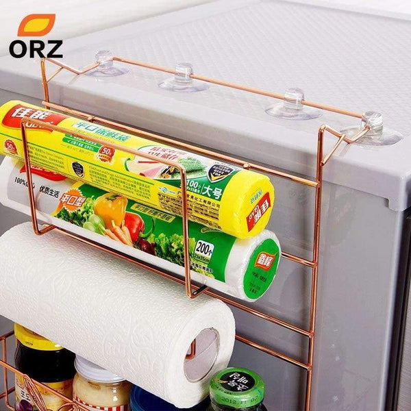 Planet Gates ORZ Refrigerator Broadside Shelf Rack Sidewall Multipurpose Shelf Crack Storage Rack Multi-layer Kitchen Organizer