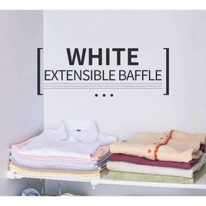 Planet Gates ORZ Retractable Closet Organizer Shelf Adjustable Kitchen Cabinet Storage Holder Cupboard Rack Wardrobe Organizer Bathroom Shelf