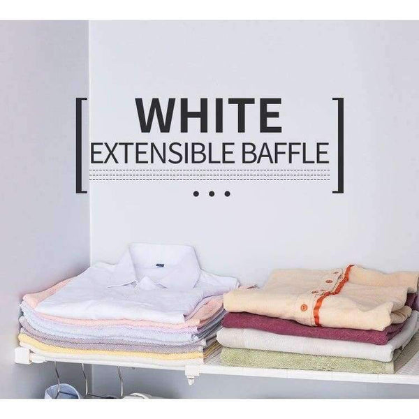 Planet Gates ORZ Retractable Closet Organizer Shelf Adjustable Kitchen Cabinet Storage Holder Cupboard Rack Wardrobe Organizer Bathroom Shelf