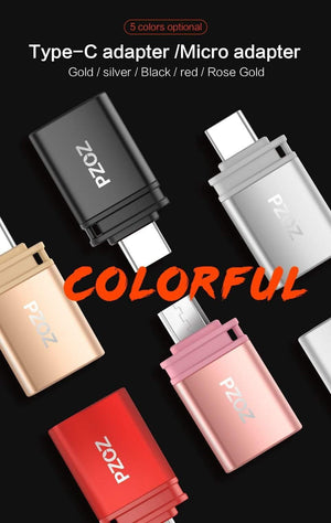 Planet Gates OTG Type C to usb c 3.0 to Micro for iphone Macbook Google xiaomi phone Tablet Charge Data cable Type-c usb otg adapter