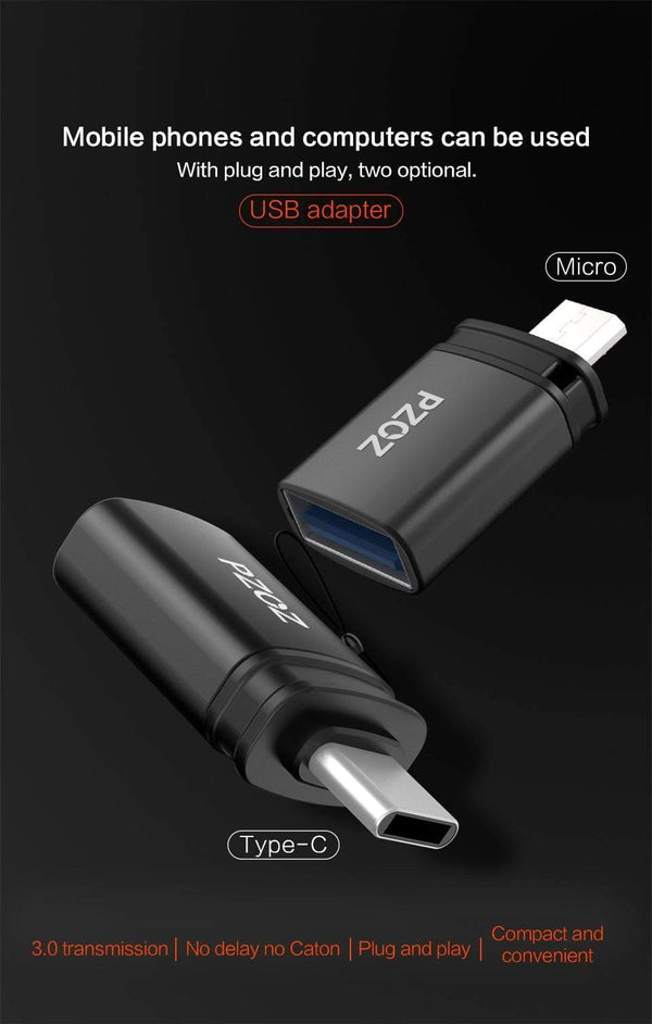 Planet Gates OTG Type C to usb c 3.0 to Micro for iphone Macbook Google xiaomi phone Tablet Charge Data cable Type-c usb otg adapter