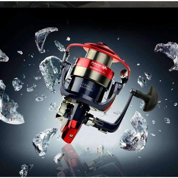 Fishing Spinning Reel Metal Spool 12 Ball Bearing 2000-7000 Series Hot Wheels carretilhas de pescaria fishing tackle