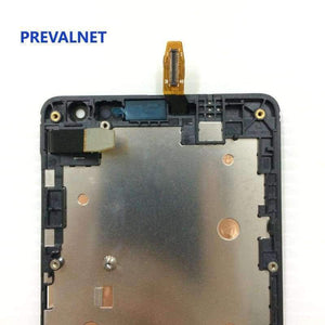 Planet Gates Other Microsoft Nokia Lumia 535 N535 2S / 2C Version Touch Screen Digitizer Sensor Glass + LCD Display Monitor Assembly + Frame