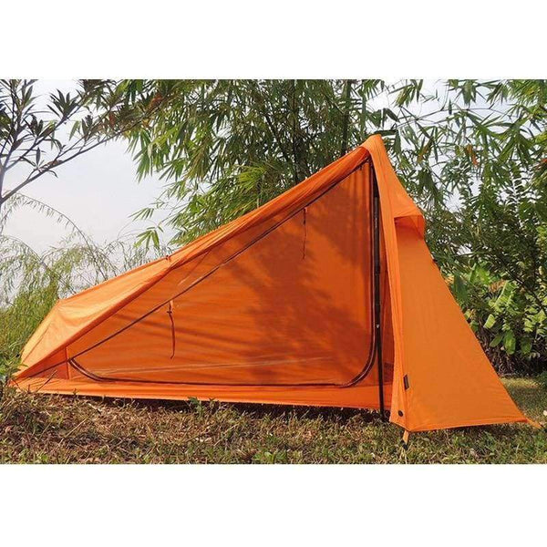 Planet Gates Oudoor Ultralight Camping Tent 1 Single Person 20D Nylon Silicon Coating Rodless Tents barraca de acampamento carpa